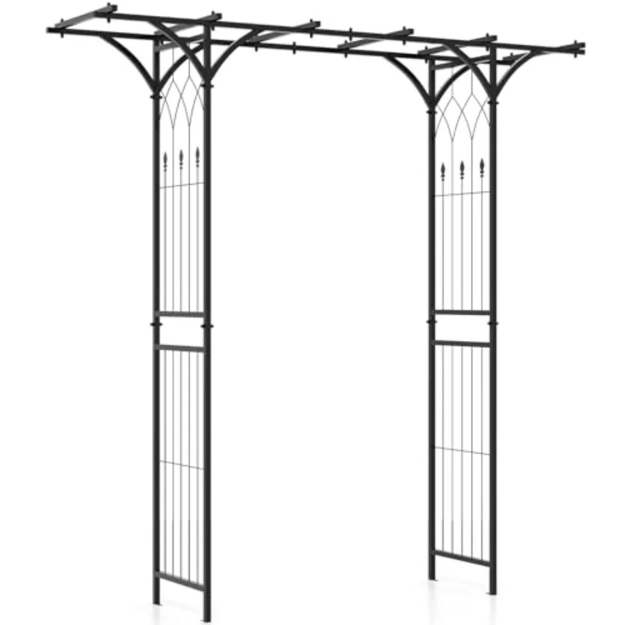 Garden Arch Trellis, Wedding Arbor for Ceremony Party, 79''W x 81''H, Metal Garden Arbor for Climbing Plants Rose, Outdoor Arch
Garden Arch Trellis, Wedding Arbor for Ceremony Party, 79''W x 81''H, Metal Garden Arbor for Climbing Plants Rose, Outdoor Arch