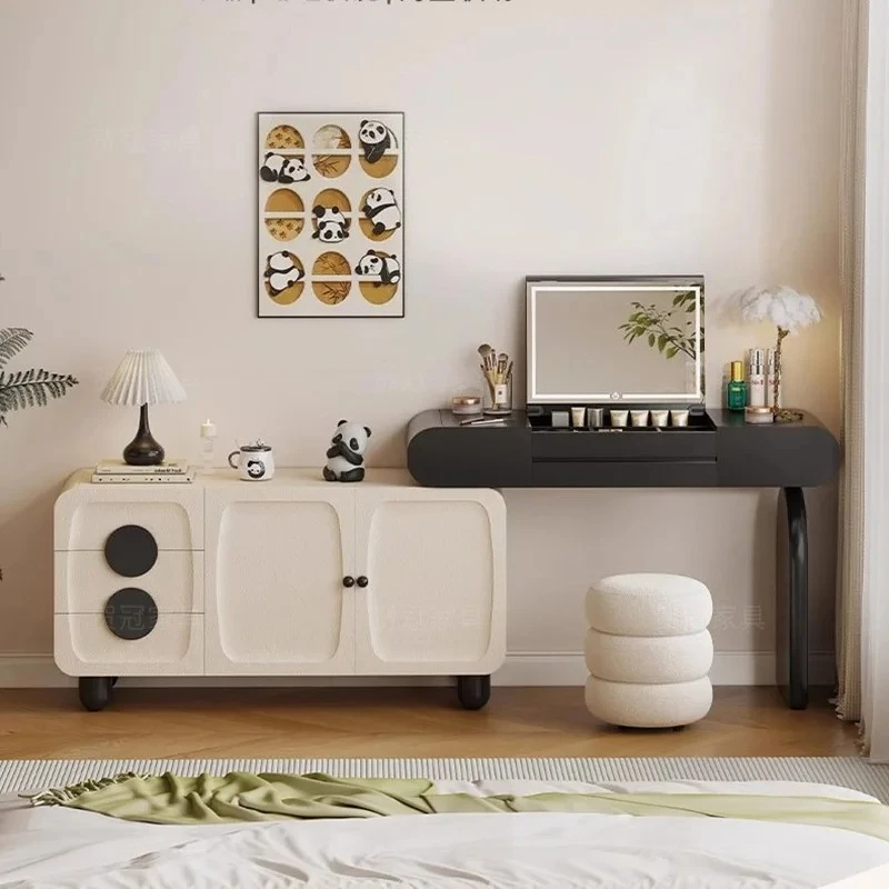 European Jewelry Vanity Table Vintage Closets Modern Luxury Dressing Table Cabinet Desk Girl Mesa De Maquillaje Home Furniture
European Jewelry Vanity Table Vintage Closets Modern Luxury Dressing Table Cabinet Desk Girl Mesa De Maquillaje Home Furniture