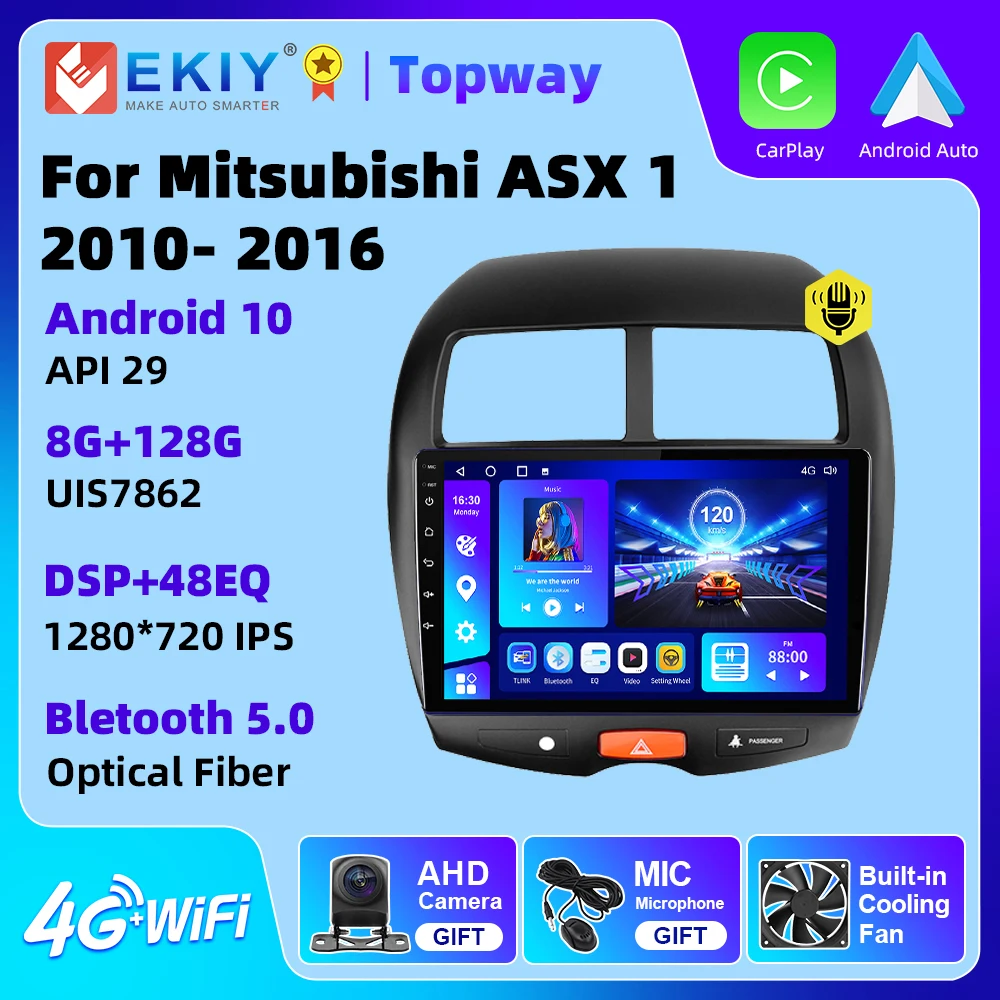 EKIY Android для Mitsubishi ASX 1 2010 - 2016 для C4 Peugeo 4008 автомобильное радио GPS-навигация мультимедийный плеер без DVD-плеера
EKIY Android для Mitsubishi ASX 1 2010 - 2016 для C4 Peugeo 4008 автомобильное радио GPS-навигация мультимедийный плеер без DVD-плеера