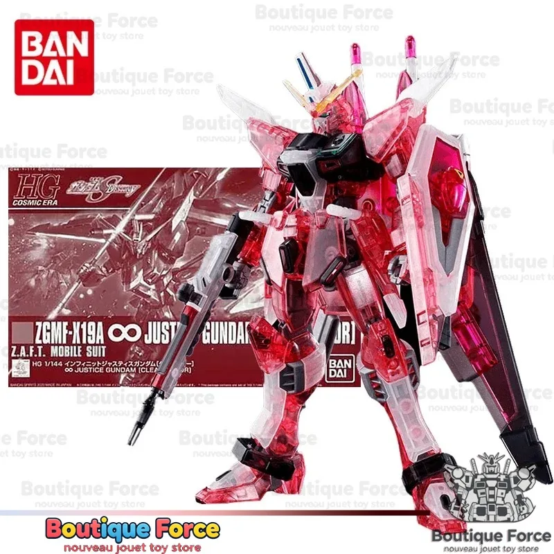 Bandai Gundam Model Kit HGUC ZGMF-X19A Justice Clear Color Gunpla Anime Action Figure Toy Official Licensed Bandai Spirits
Bandai Gundam Model Kit HGUC ZGMF-X19A Justice Clear Color Gunpla Anime Action Figure Toy Official Licensed Bandai Spirits