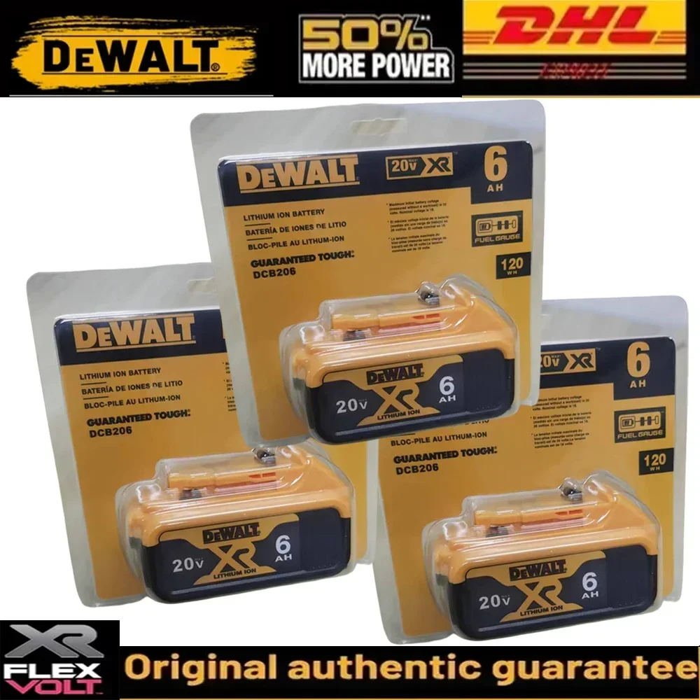 DEWALT 20V6.0Ah rechargeable battery, long battery life, fast charging, charger, DEWALT DCB200 DCB206 power tool battery
DEWALT 20V6.0Ah rechargeable battery, long battery life, fast charging, charger, DEWALT DCB200 DCB206 power tool battery