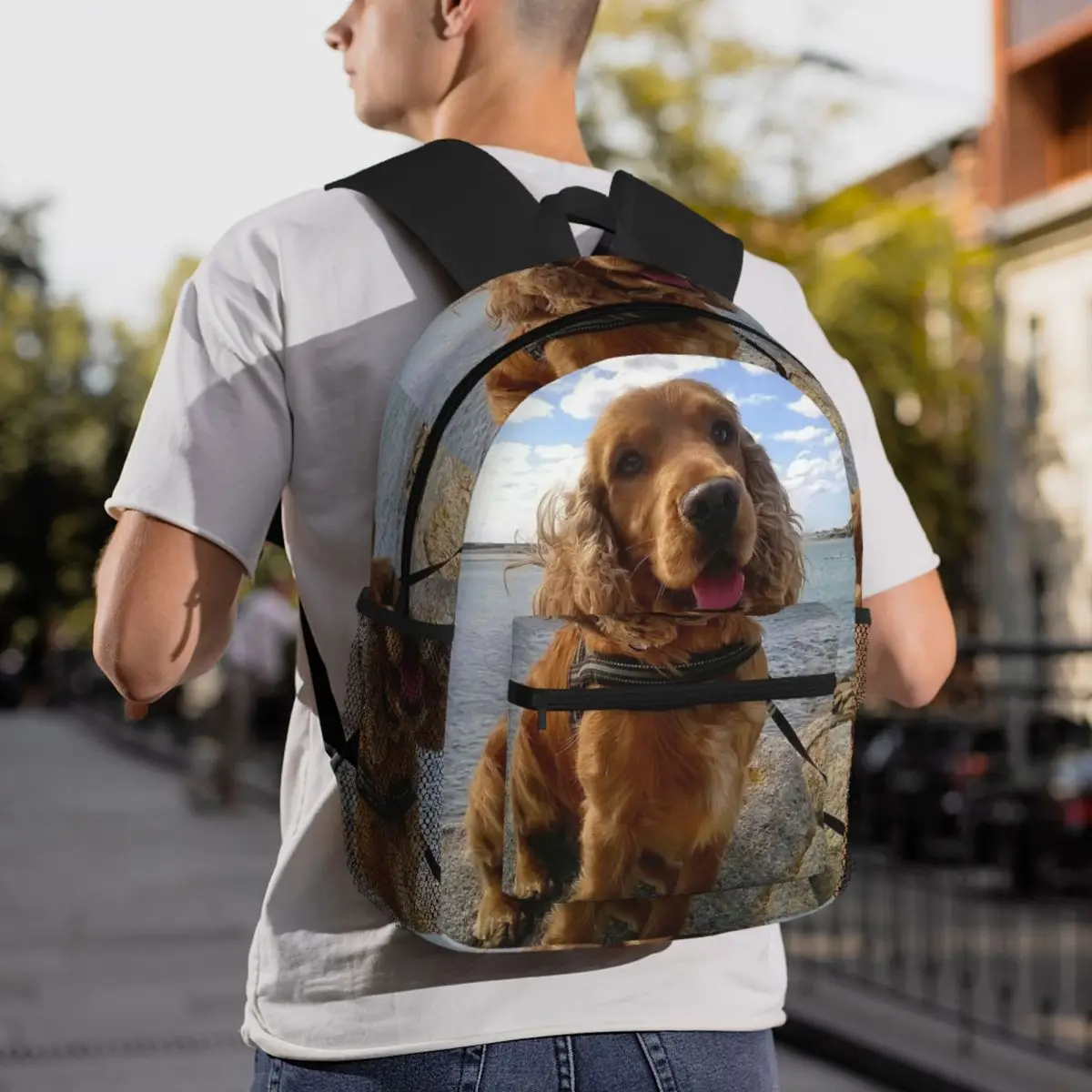 Cocker Spaniel Dog Animal Backpack Daypack Large Capacity Kids BookBag School Bag Shoulder Bags for Men Women
Cocker Spaniel Dog Animal Backpack Daypack Large Capacity Kids BookBag School Bag Shoulder Bags for Men Women