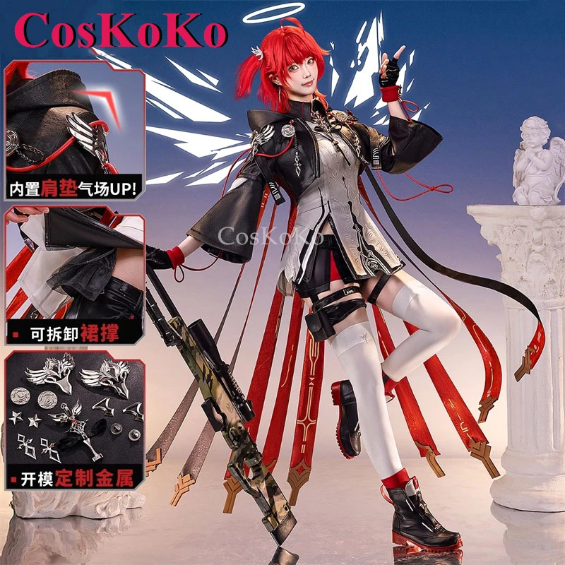 CosKoKo Exusiai The New Covenant Cosplay Costumes Game Arknights Gorgeous Elegant Combat Uniforms Halloween Role Play Clothing
CosKoKo Exusiai The New Covenant Cosplay Costumes Game Arknights Gorgeous Elegant Combat Uniforms Halloween Role Play Clothing