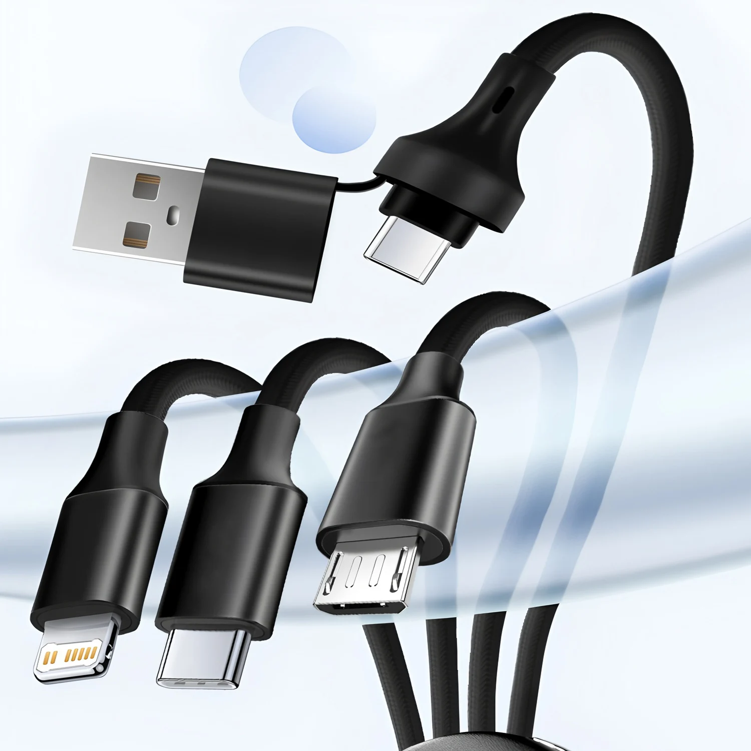 3 in 2 USB Cable Keychain LED keychain charger portable for C Multi Charger Cable for iPhone 14 12 Xiaomi Huawei Fast Charging
3 in 2 USB Cable Keychain LED keychain charger portable for C Multi Charger Cable for iPhone 14 12 Xiaomi Huawei Fast Charging