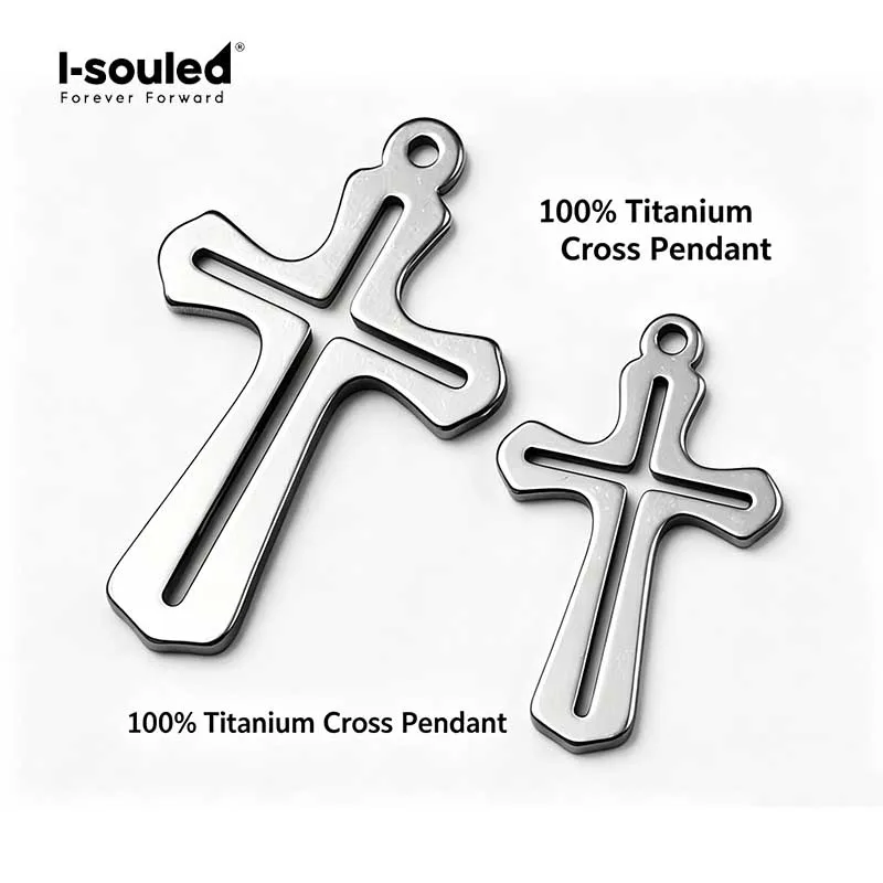 Pure Titanium Hollow Cross Pendant for Necklace & Bracelet DIY – Smooth Surface, Lightweight, Hypoallergenic, Religious Jewelry
Pure Titanium Hollow Cross Pendant for Necklace & Bracelet DIY – Smooth Surface, Lightweight, Hypoallergenic, Religious Jewelry