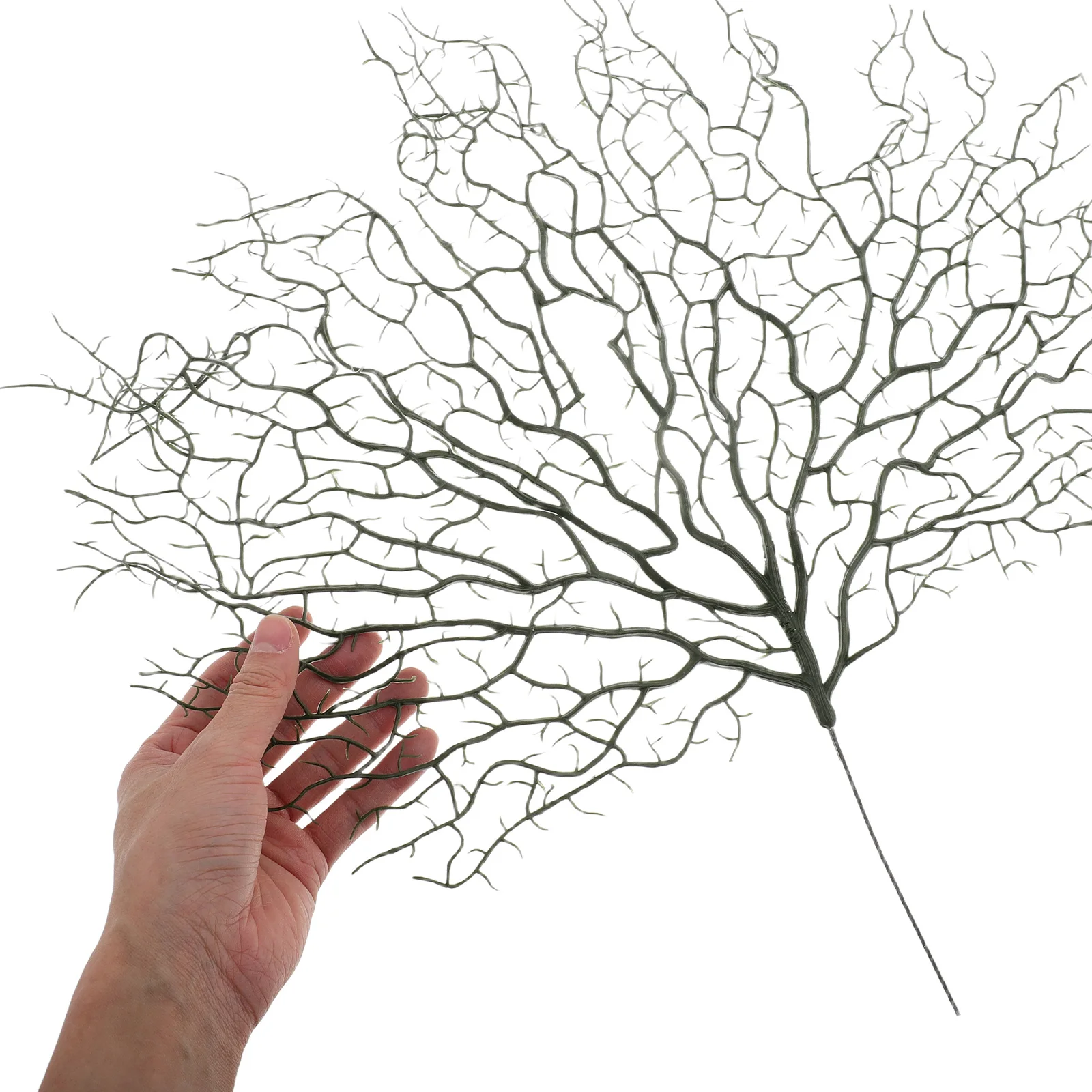 2pcs Artificial Coral Branches Dark Green Lifelike Curly Decorative Sticks For Vases Home Wedding Party Aquarium Fish Tank
2pcs Artificial Coral Branches Dark Green Lifelike Curly Decorative Sticks For Vases Home Wedding Party Aquarium Fish Tank