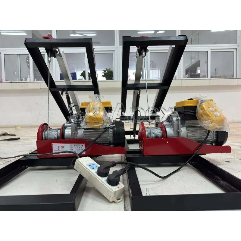 220V Wireless Remote Control Hoist Heavy Duty Roof Tile Lifting Machine for Resin Tile Color Steel Tile Roofing Work
220V Wireless Remote Control Hoist Heavy Duty Roof Tile Lifting Machine for Resin Tile Color Steel Tile Roofing Work