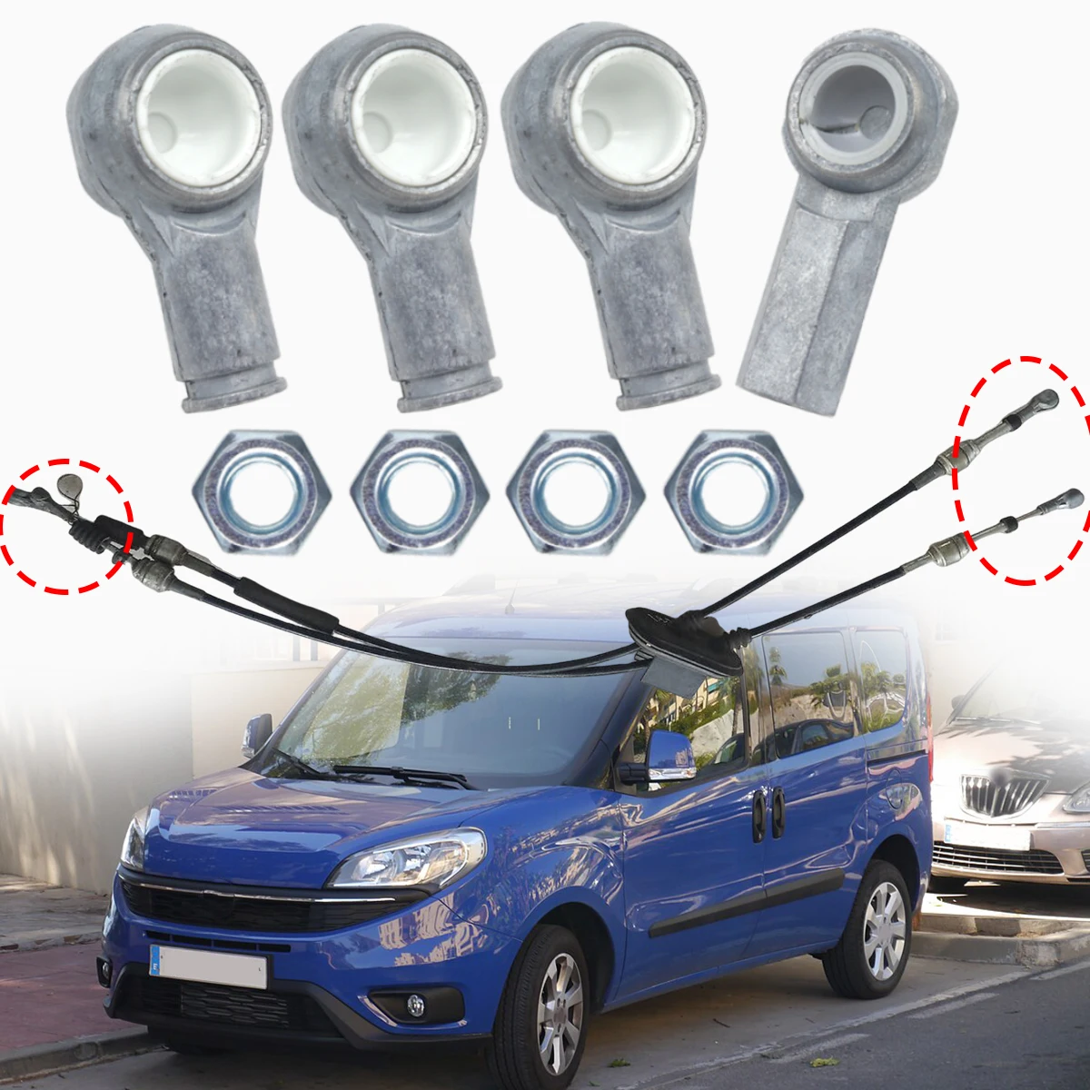For Fiat Doblo (223) 2001-2010 Manual Gear Shift Selector Lever Linkage Cable Connect Bushing End Rod Connector Transmission Kit
For Fiat Doblo (223) 2001-2010 Manual Gear Shift Selector Lever Linkage Cable Connect Bushing End Rod Connector Transmission Kit