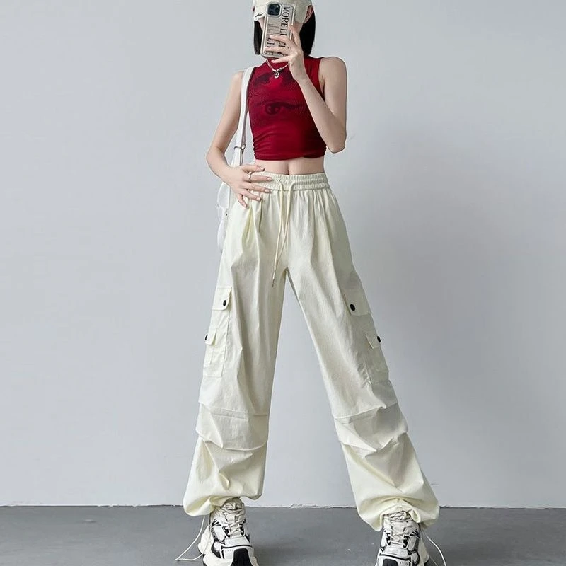 Fashion Straight Leg Cargo Pants for Women Summer Fall 2026 Thin Loose Fit Comfortable Casual Streetwear Bottoms
Fashion Straight Leg Cargo Pants for Women Summer Fall 2026 Thin Loose Fit Comfortable Casual Streetwear Bottoms