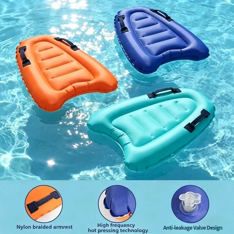 Adult Portable Inflatable Bodyboard Light Kickboard Swim Training Aid Floating Board for Surfing Water Skiing Swimming Learning
Adult Portable Inflatable Bodyboard Light Kickboard Swim Training Aid Floating Board for Surfing Water Skiing Swimming Learning