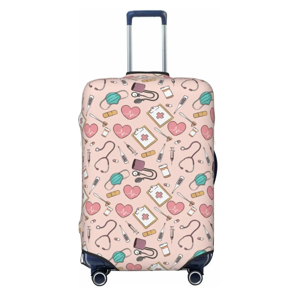 Custom Cartoon Doctors Nurse Suitcase Cover Elastic Nursing Medical Pattern Luggage Covers Protector for 18-32 inch
Custom Cartoon Doctors Nurse Suitcase Cover Elastic Nursing Medical Pattern Luggage Covers Protector for 18-32 inch