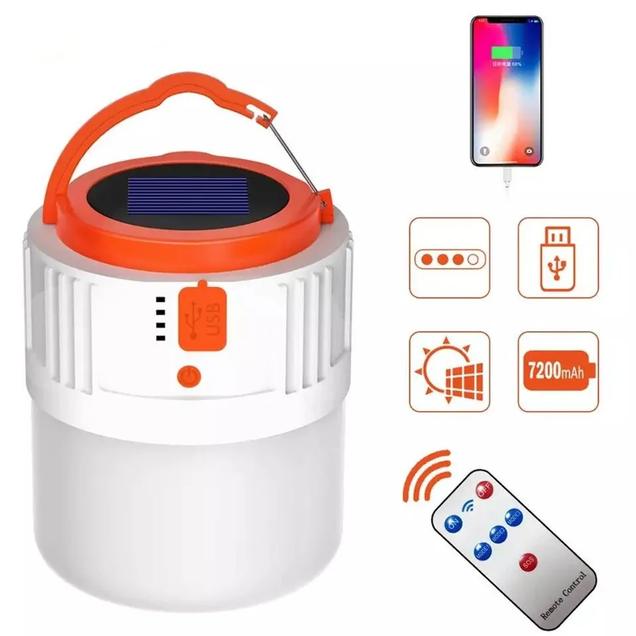 PAMNNY Outdoor Led Solar Camping Light Portable Lantern USB Rechargeable Tent Lamp for BBQ Fishing Hiking Emergency Night Lights
PAMNNY Outdoor Led Solar Camping Light Portable Lantern USB Rechargeable Tent Lamp for BBQ Fishing Hiking Emergency Night Lights