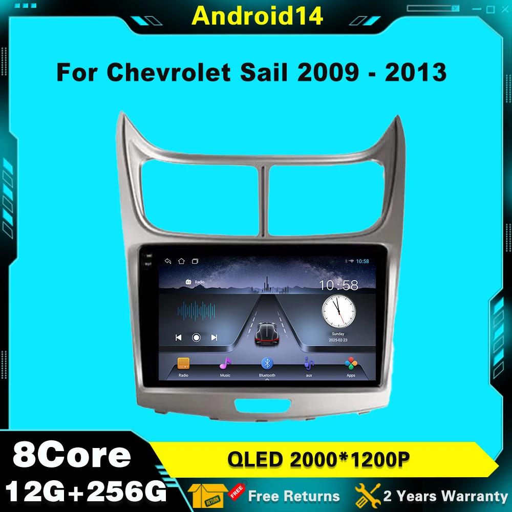 Для Chevrolet Sail 2009-2013 Мультимедийный плеер NO 2din Android 14 Навигационный автомобильный радиоприемник GPS 4G WIFI Беспроводной головной прибор Carplay
Для Chevrolet Sail 2009-2013 Мультимедийный плеер NO 2din Android 14 Навигационный автомобильный радиоприемник GPS 4G WIFI Беспроводной головной прибор Carplay