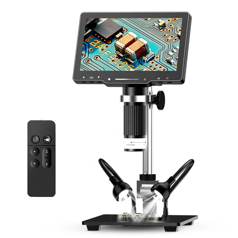 4K Electron Microscope 48MP Camera with 7" IPS Screen for Soldering and Mobile Repair
4K Electron Microscope 48MP Camera with 7" IPS Screen for Soldering and Mobile Repair