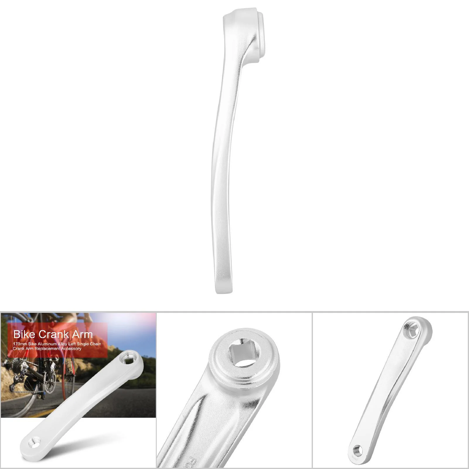 ZK40 170 мм велосипедный алюминиевый сплав, замена левого одинарного цепного шатуна (серебристое ромбическое отверстие)
ZK40 170 мм велосипедный алюминиевый сплав, замена левого одинарного цепного шатуна (серебристое ромбическое отверстие)