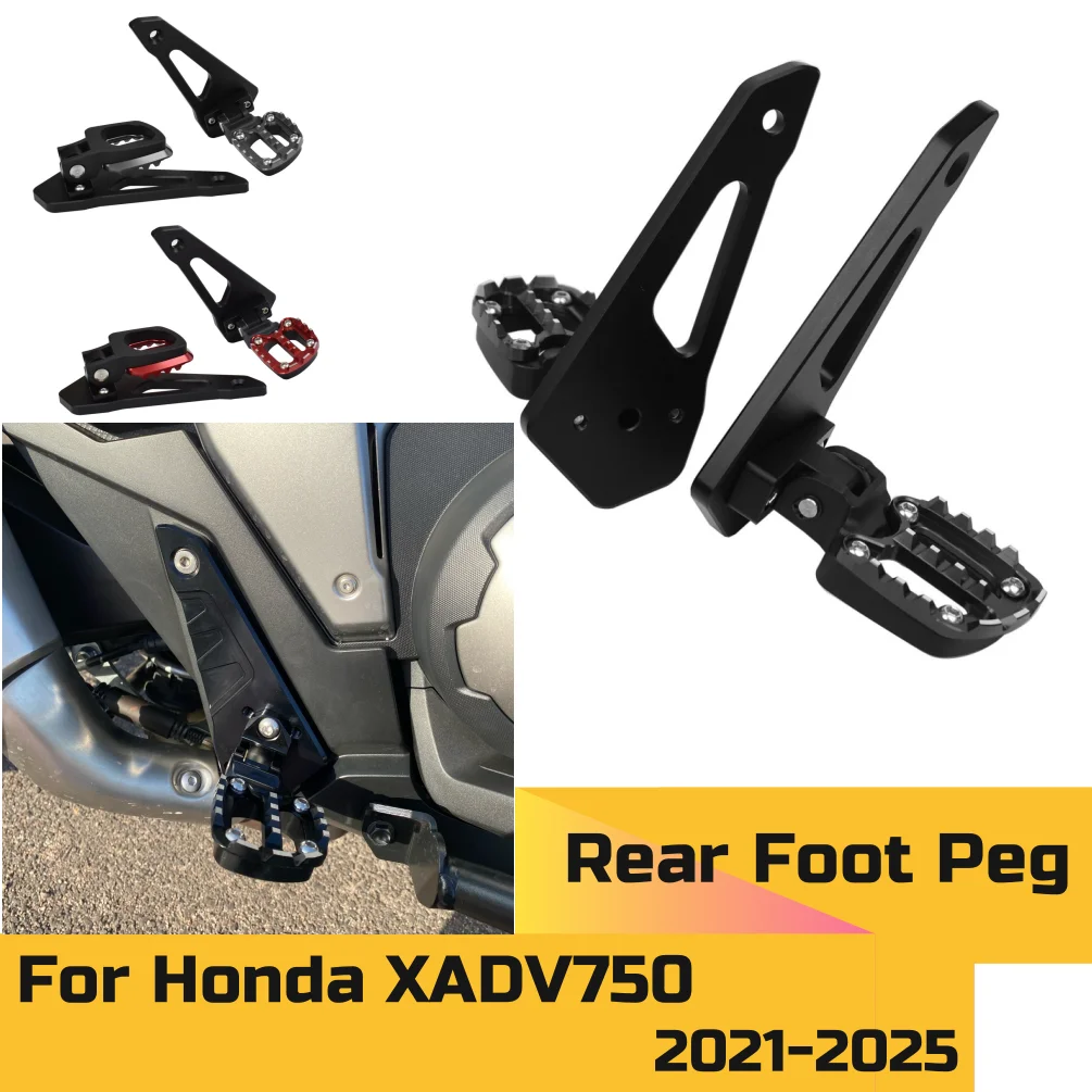 XADV750 задняя подставка для ног для Honda X ADV XADV 750 2021-2025, складные подножки, пассажирские ножки, аксессуары для мотоциклов с ЧПУ
XADV750 задняя подставка для ног для Honda X ADV XADV 750 2021-2025, складные подножки, пассажирские ножки, аксессуары для мотоциклов с ЧПУ