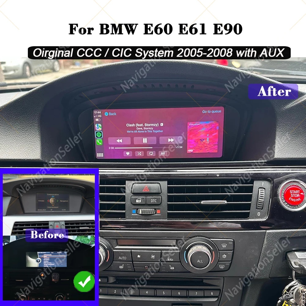 2026 New ID6 ID7 ID8 UI 8.8inch Android System Wireless Carplay AUTO For BMW 3 Series E90 E91 E92 E93 GPS Car Video Players GPS
2026 New ID6 ID7 ID8 UI 8.8inch Android System Wireless Carplay AUTO For BMW 3 Series E90 E91 E92 E93 GPS Car Video Players GPS