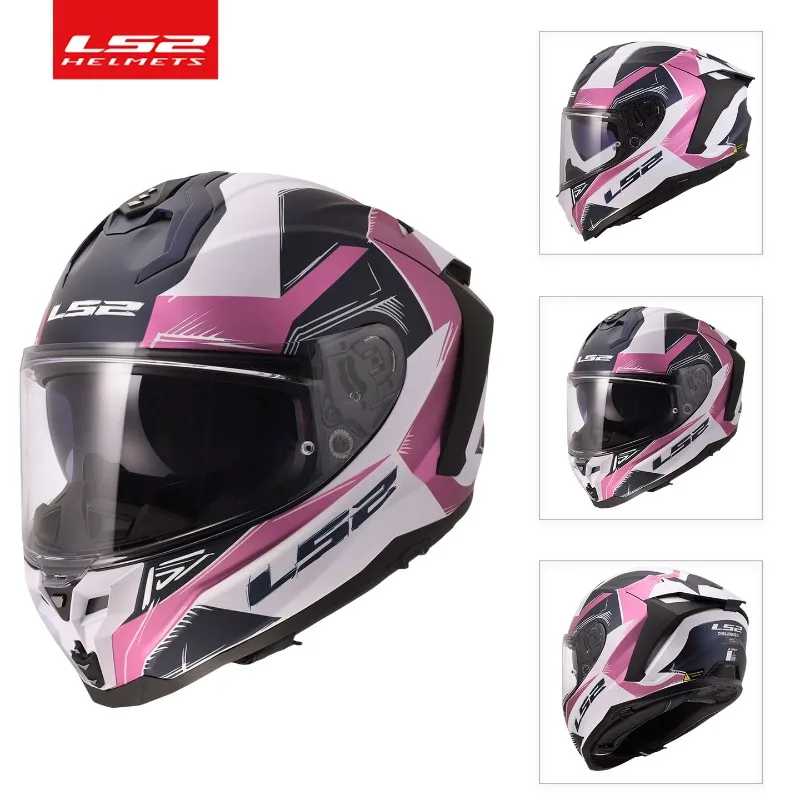 LS2 FF817 Dual Lens Full Face Motorcycle Helmet Anti-fog Double Spoiler Helmet Universal for Men Women All SeasonRacingSummerUse
LS2 FF817 Dual Lens Full Face Motorcycle Helmet Anti-fog Double Spoiler Helmet Universal for Men Women All SeasonRacingSummerUse