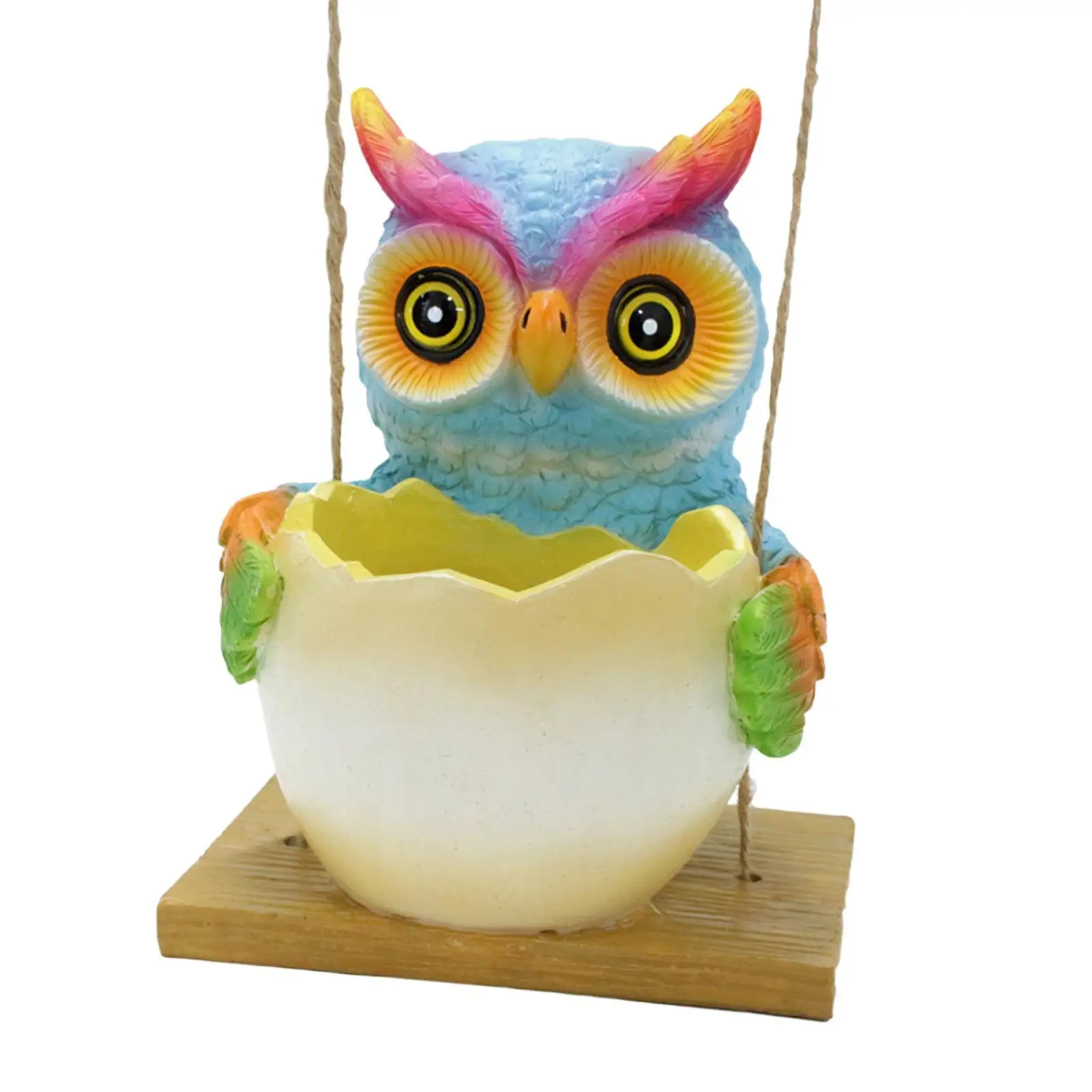 Hanging Flower Pot Owl Statue Resin Creative Ornament for Garden Home Cafe
Hanging Flower Pot Owl Statue Resin Creative Ornament for Garden Home Cafe