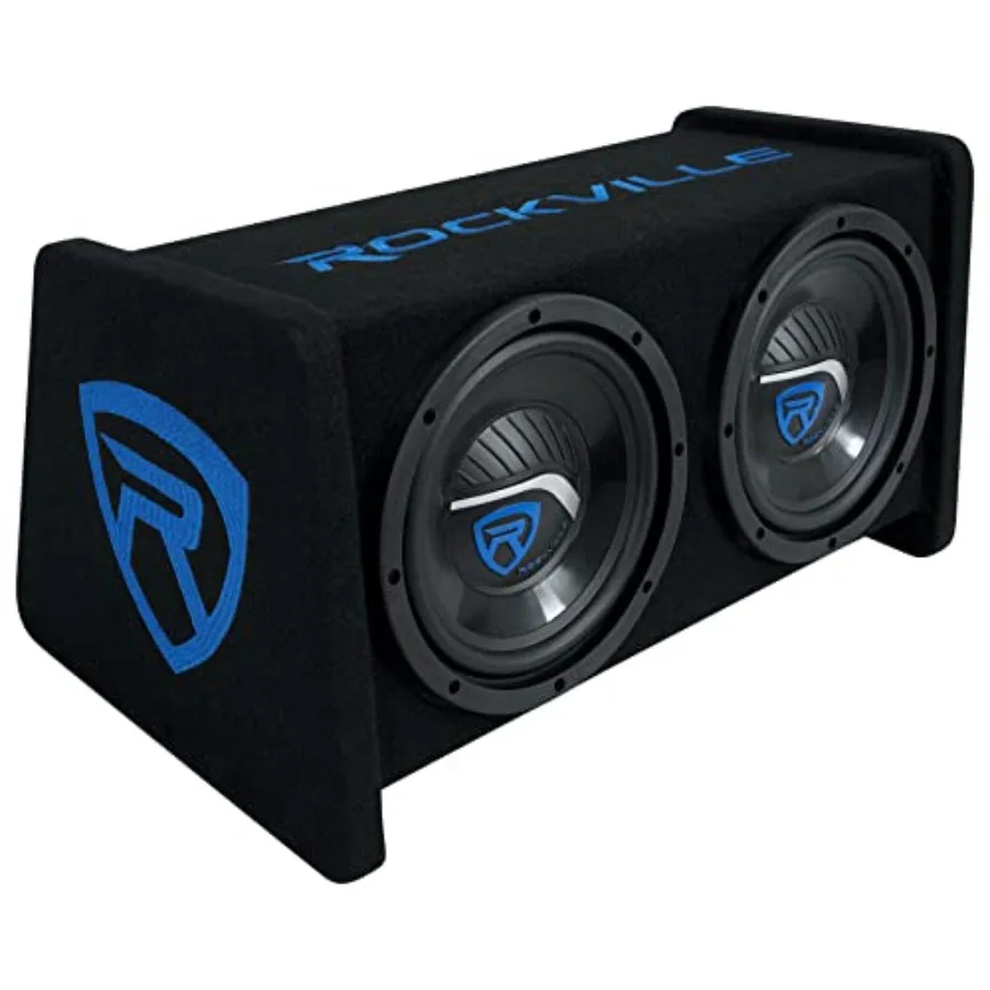 Car audio subwoofers for deep bass in vehicles, MDF enclosure with aviation-grade carpet, black, 15-degree angled vented design
Car audio subwoofers for deep bass in vehicles, MDF enclosure with aviation-grade carpet, black, 15-degree angled vented design