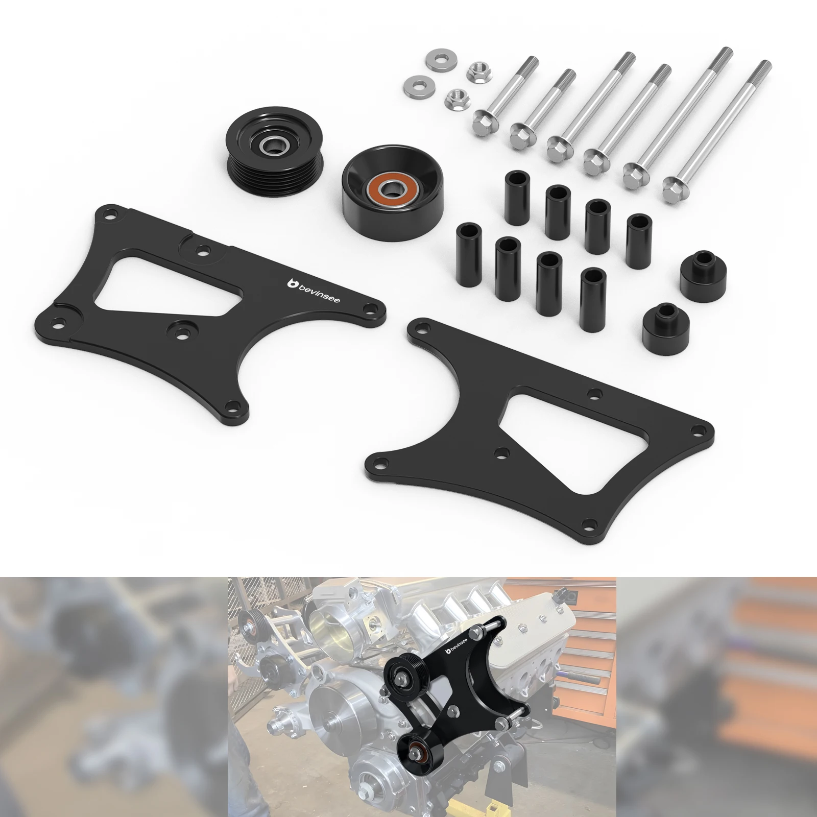 For LS High Mount Alternator Bracket Aluminum for LS Swap, for LS Truck Engine 4.8 5.3 6.0 6.2L, for Corvette for GTO for F-body
For LS High Mount Alternator Bracket Aluminum for LS Swap, for LS Truck Engine 4.8 5.3 6.0 6.2L, for Corvette for GTO for F-body