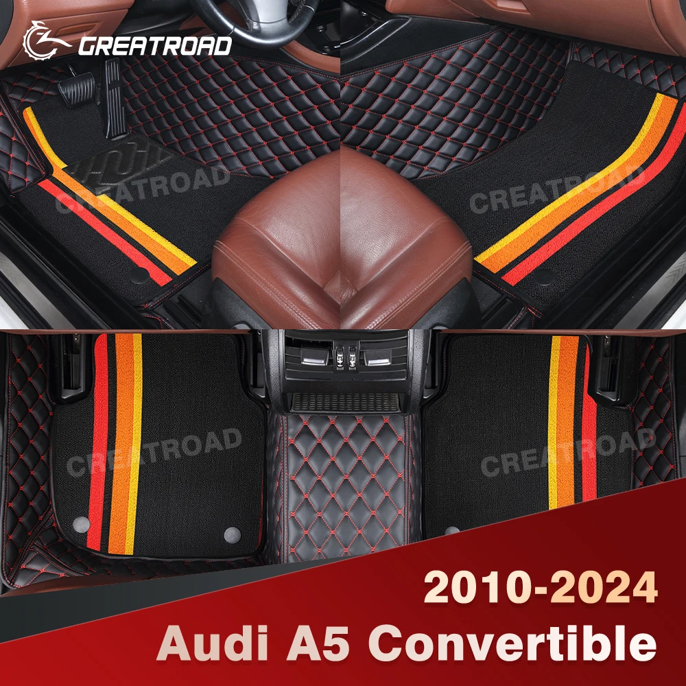 For Audi A5 Convertible 2010-2024 Double Layer Car Floor Mats Custom Auto Carpet Cover Interior Accessories
For Audi A5 Convertible 2010-2024 Double Layer Car Floor Mats Custom Auto Carpet Cover Interior Accessories