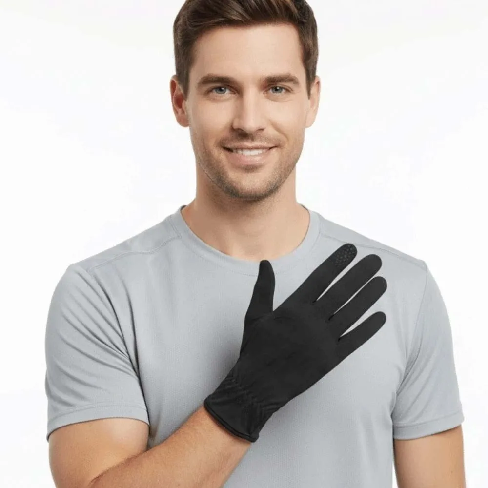 Breathable Sunscreen Gloves Silicone Anti Slip Thin Ice Silk Riding Gloves Quick Dry Solid Color Summer Driving Mittens Summer
Breathable Sunscreen Gloves Silicone Anti Slip Thin Ice Silk Riding Gloves Quick Dry Solid Color Summer Driving Mittens Summer