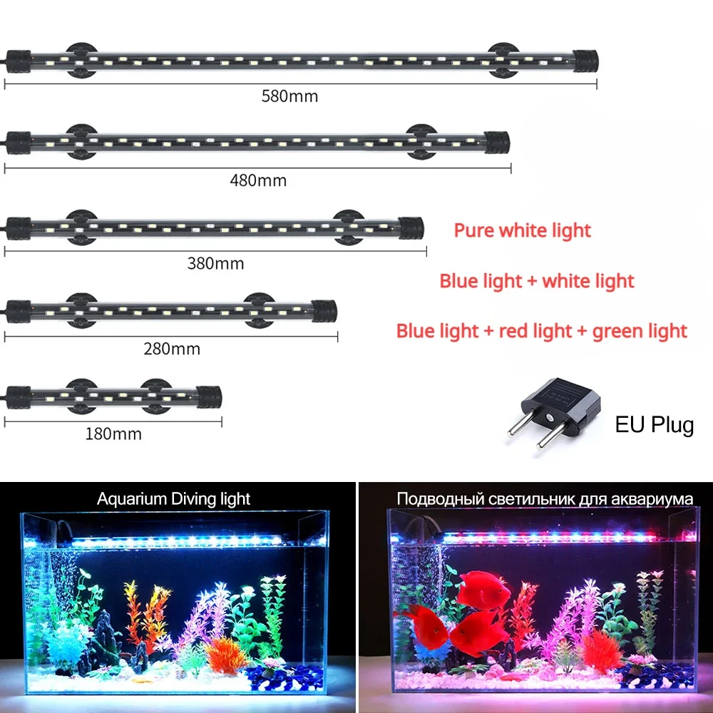 90-260V Aquarium Light Led Plant Grow Lamp Waterproof Fish Tank Light 18-58Cm Viewing Lighting Scenery Aquarium Accessories
90-260V Aquarium Light Led Plant Grow Lamp Waterproof Fish Tank Light 18-58Cm Viewing Lighting Scenery Aquarium Accessories