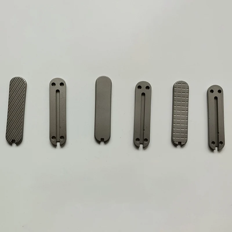 2 Types CNC Custom Titanium Made Knife Handle Patches Scales for 58MM Victorinox Swiss Army Knives DIY Make Accessories Parts
2 Types CNC Custom Titanium Made Knife Handle Patches Scales for 58MM Victorinox Swiss Army Knives DIY Make Accessories Parts