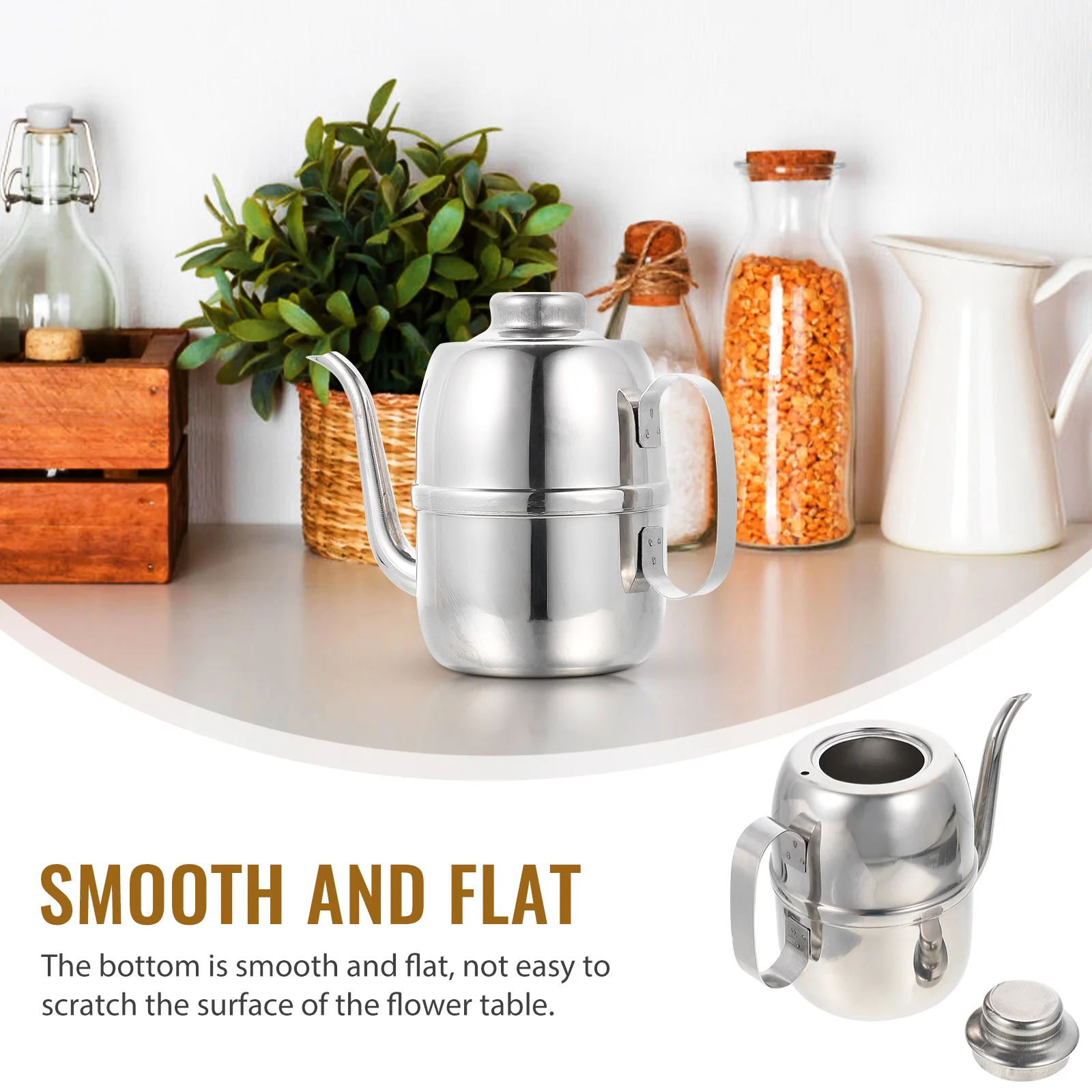 Ketchup Bottles Dispenser Stainless Steel Oil Pot Cooking Household Olive Kitchen
Ketchup Bottles Dispenser Stainless Steel Oil Pot Cooking Household Olive Kitchen