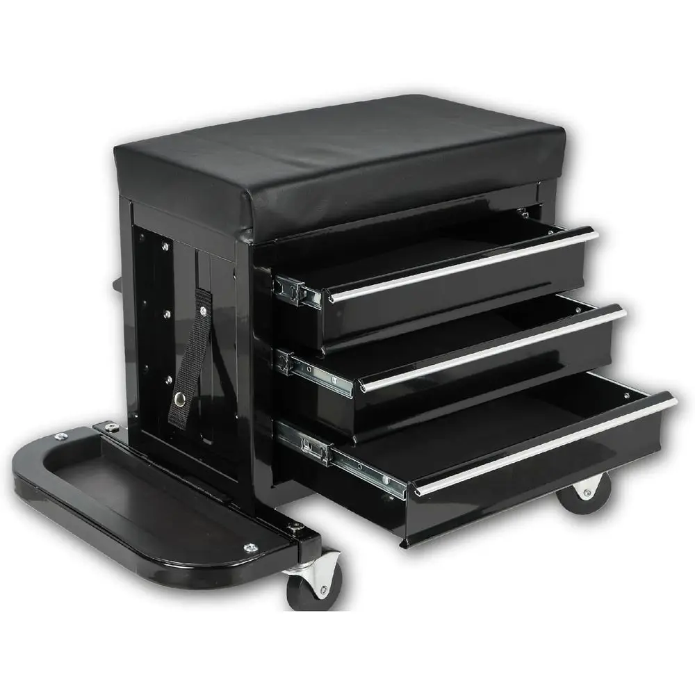 Durable Steel 3-Drawer Rolling Tool Chest with Swivel Caster Wheels, 350lb Capacity, Ideal for Mechanics and DIYers - Compact St
Durable Steel 3-Drawer Rolling Tool Chest with Swivel Caster Wheels, 350lb Capacity, Ideal for Mechanics and DIYers - Compact St