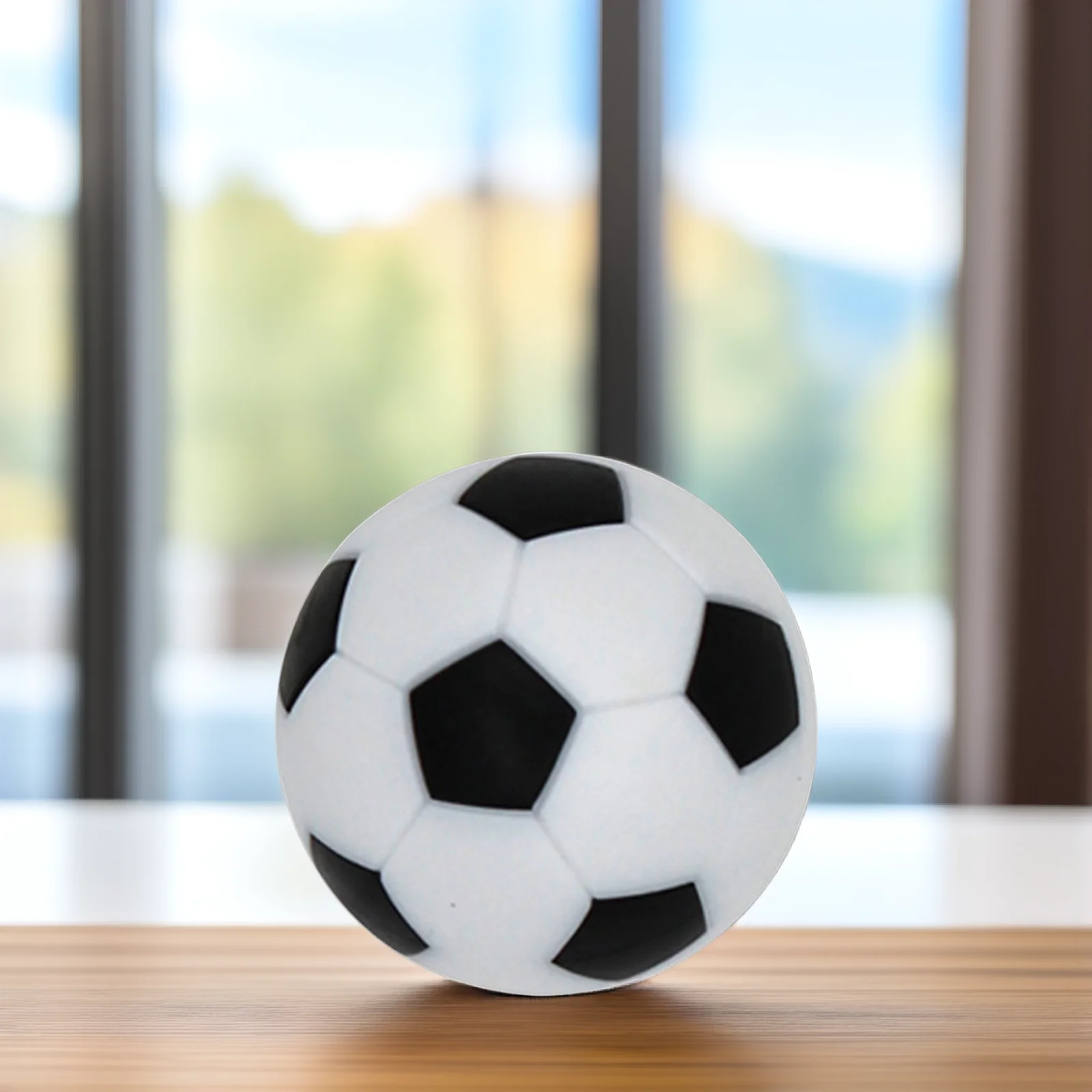 6pcs Mini Soccer Balls Desktop Soccer Accessories Black White Table Football Accessories Foosball Replacement Game Supplies
6pcs Mini Soccer Balls Desktop Soccer Accessories Black White Table Football Accessories Foosball Replacement Game Supplies