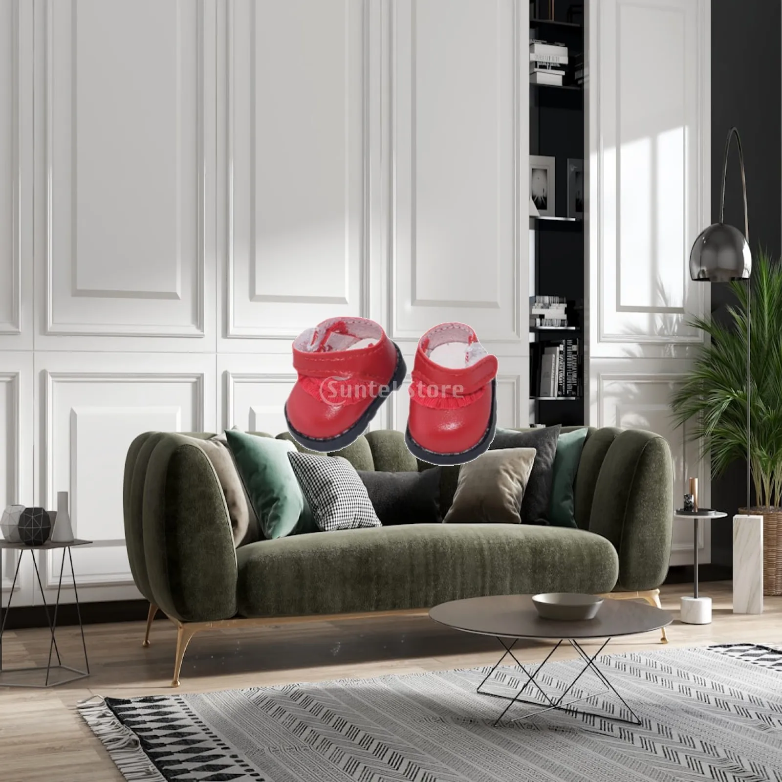 PU Doll Shoes Red Girl Doll Outfit Miniature Casual Shoe for Decorating 17cm Dolls and DIY Dollhouse Setups
PU Doll Shoes Red Girl Doll Outfit Miniature Casual Shoe for Decorating 17cm Dolls and DIY Dollhouse Setups