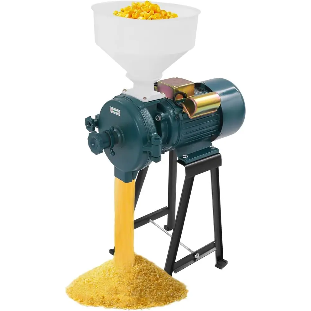 High-Power Electric Grain Mill Grinder for Corn, Wheat Flour, and Spices - Adjustable Coarseness for Home Kitchen Use
High-Power Electric Grain Mill Grinder for Corn, Wheat Flour, and Spices - Adjustable Coarseness for Home Kitchen Use