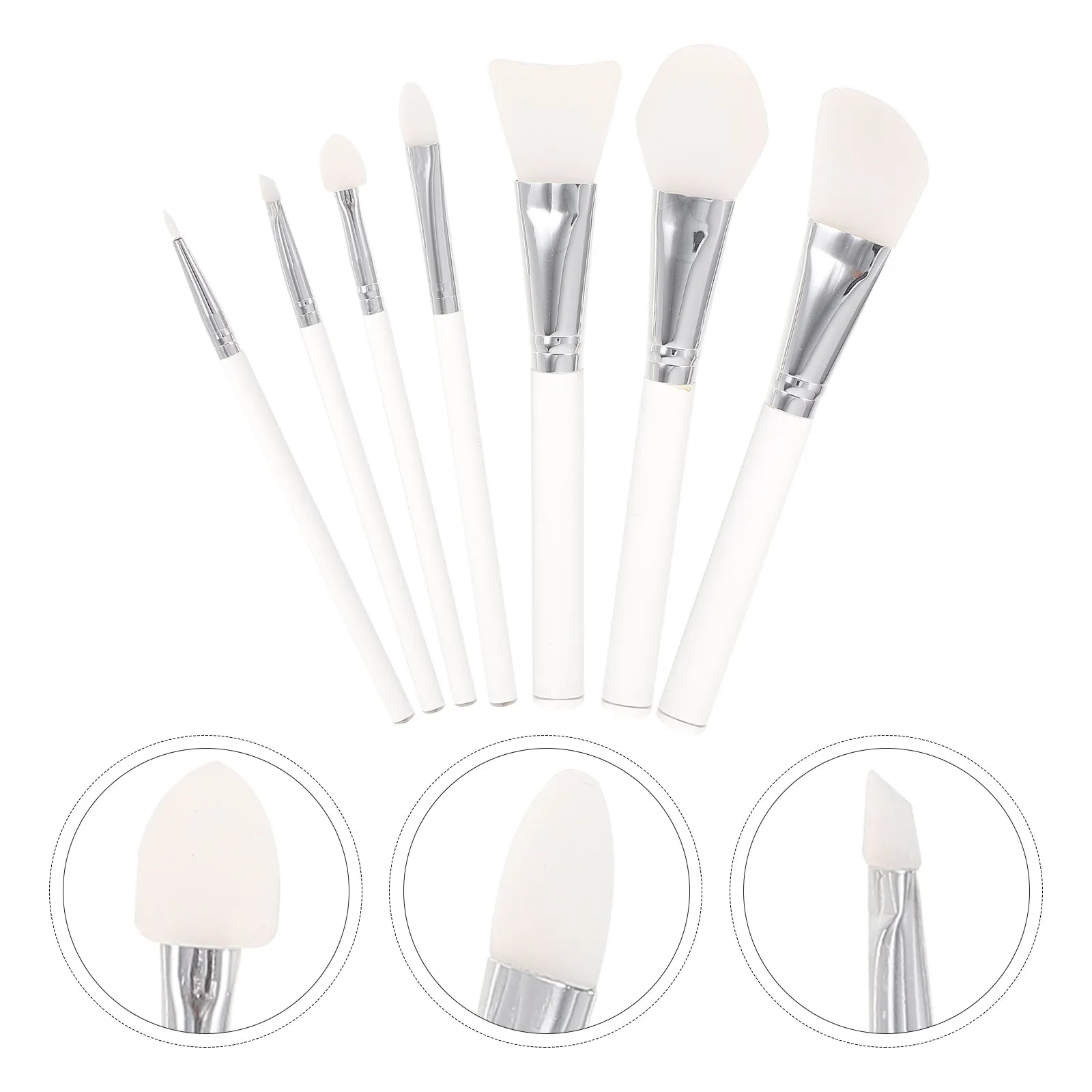 7Pcs Silicone Facial Mask Brush Set Acrylic Handle Brush Kit Women Makeup Accessories Professional Home Salon Use Tools
7Pcs Silicone Facial Mask Brush Set Acrylic Handle Brush Kit Women Makeup Accessories Professional Home Salon Use Tools