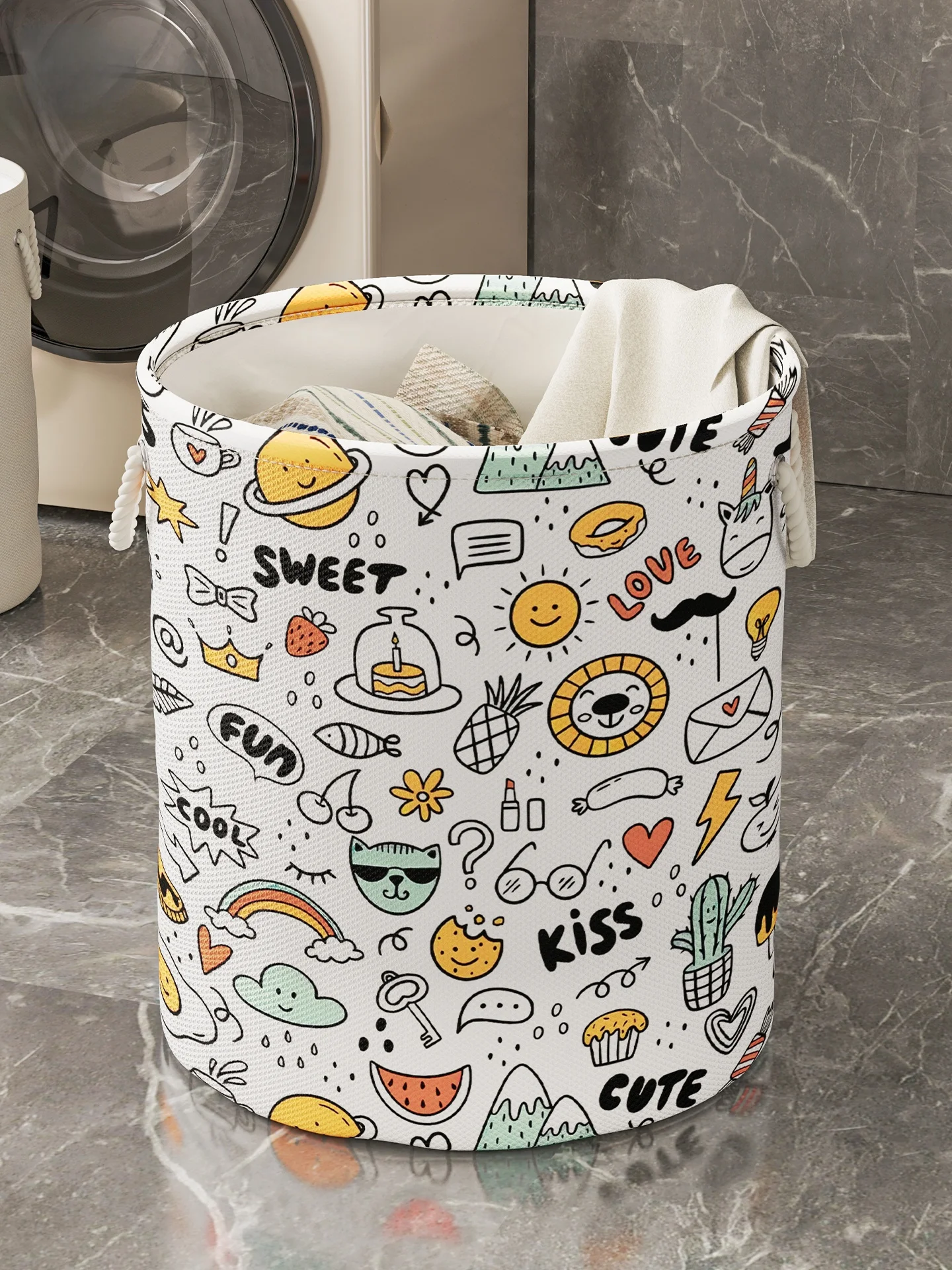 Large Capacity Laundry Hamper for Home Use Bathroom Clothes Storage Basket Foldable Net Type High Aesthetic Value
Large Capacity Laundry Hamper for Home Use Bathroom Clothes Storage Basket Foldable Net Type High Aesthetic Value