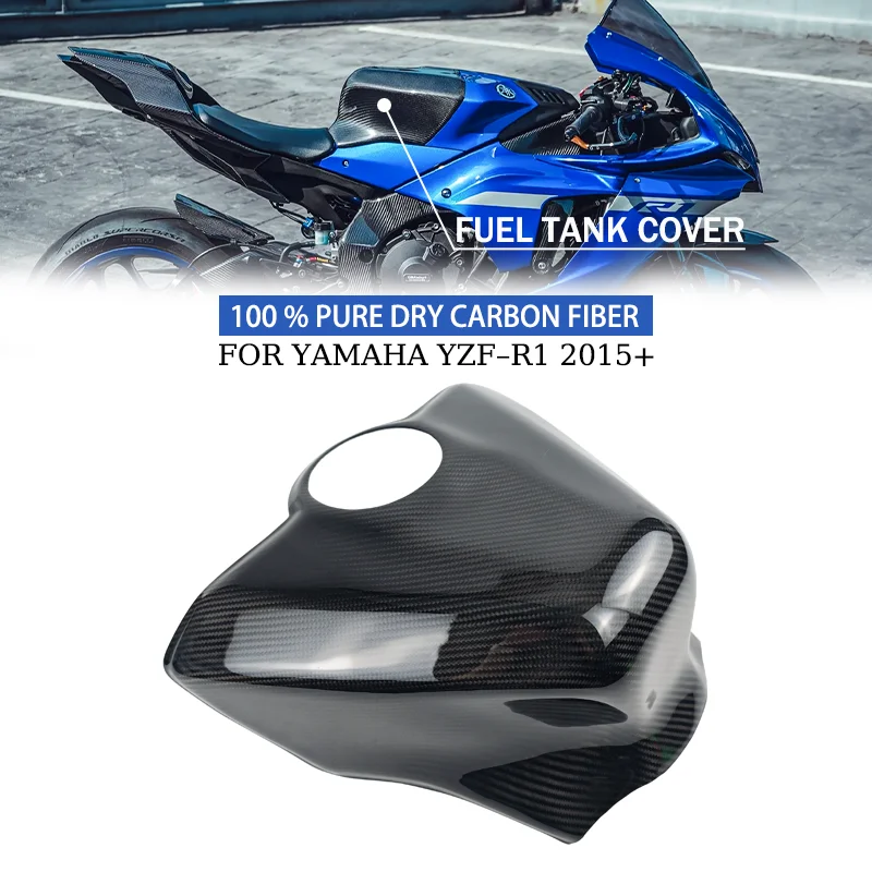 FOR YAMAHA YZF-R1 R1M 2015-2025 Real Carbon dry carbon fiber motorcycle accessory Full Tank Extender Cover fairing kit
FOR YAMAHA YZF-R1 R1M 2015-2025 Real Carbon dry carbon fiber motorcycle accessory Full Tank Extender Cover fairing kit