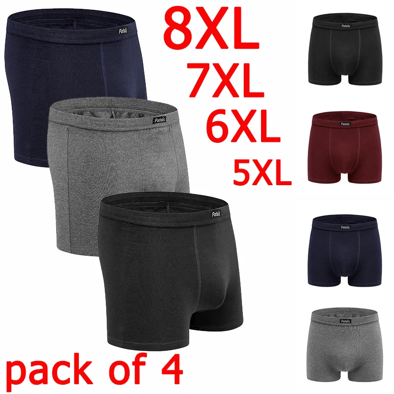 Mens Underwear 8XL Boxershorts Men 7XL Mens Boxers Pack of 4 6XL 95-220kg Comfortable Cotton Shorts 팬티 Boxers Hombre
Mens Underwear 8XL Boxershorts Men 7XL Mens Boxers Pack of 4 6XL 95-220kg Comfortable Cotton Shorts 팬티 Boxers Hombre