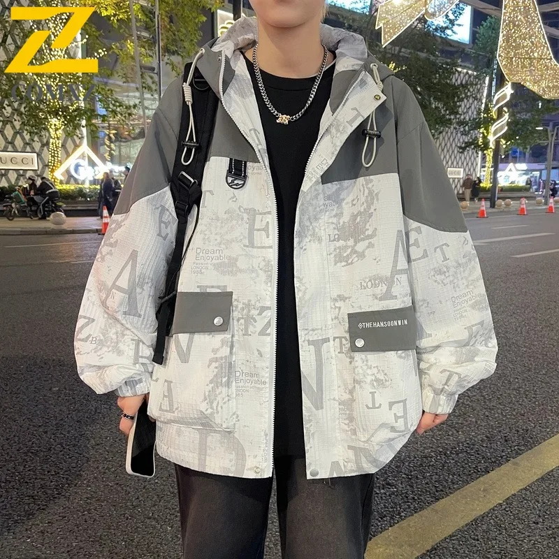 COMXZ Spring Autumn New Jacket Coat Men Student Streetwear Fashion Hong Kong Style High Quality Windbreaker Waterproof Windproof
COMXZ Spring Autumn New Jacket Coat Men Student Streetwear Fashion Hong Kong Style High Quality Windbreaker Waterproof Windproof