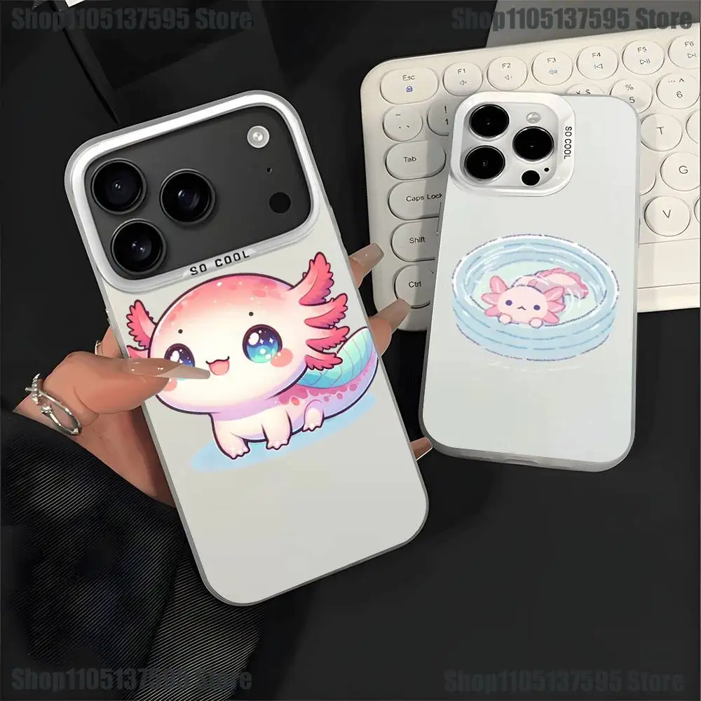 Cute Axolotl Phone Case For iPhone 16,15,14,13,12,11,Pro,XS,Max,Plus,Mini,SE4,E White Matte Shockproof Cover
Cute Axolotl Phone Case For iPhone 16,15,14,13,12,11,Pro,XS,Max,Plus,Mini,SE4,E White Matte Shockproof Cover