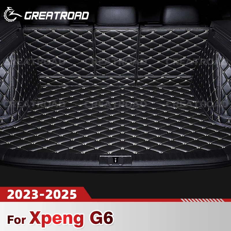Автоматический коврик в багажник с полным покрытием для Xpeng G6 2023 2024 2025, чехол для багажника автомобиля, вкладыш для багажника, аксессуары для защиты салона 
Автоматический коврик в багажник с полным покрытием для Xpeng G6 2023 2024 2025, чехол для багажника автомобиля, вкладыш для багажника, аксессуары для защиты салона