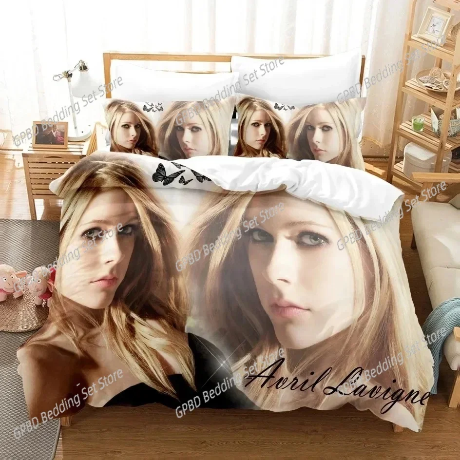 Luxury New 3D Printed Avril Lavigne Bedding Set Boys Girls Twin Queen Size Duvet Cover Pillowcase Bed Kids Adult Fashion Home
Luxury New 3D Printed Avril Lavigne Bedding Set Boys Girls Twin Queen Size Duvet Cover Pillowcase Bed Kids Adult Fashion Home