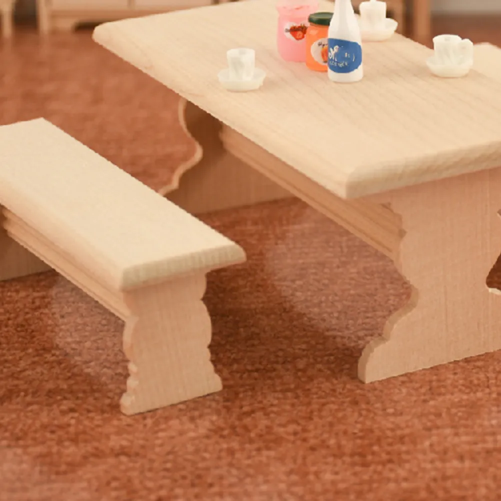 1Set Miniature House Furniture 112 Scale Wooden Long Table Bench Creative Photo Props Micro Landscape Supplies
1Set Miniature House Furniture 112 Scale Wooden Long Table Bench Creative Photo Props Micro Landscape Supplies
