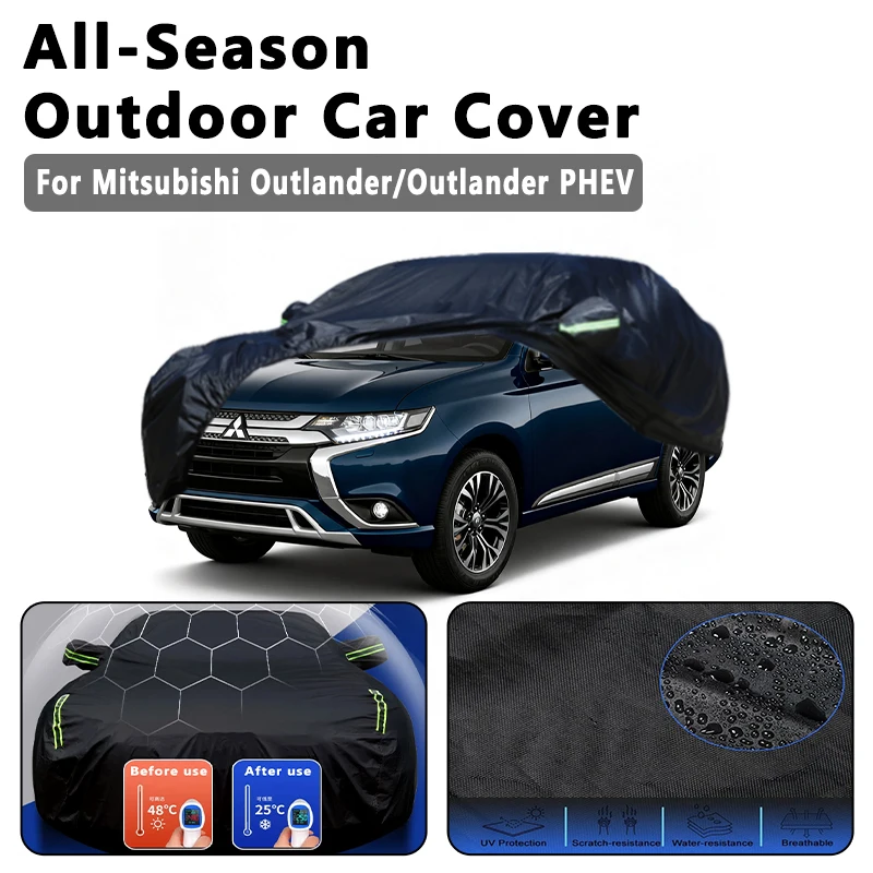 All-Season Car Cover for Mitsubishi Outlander/Outlander PHEV - Outdoor Full Protection, Waterproof Dustproof Heat-Resistant
All-Season Car Cover for Mitsubishi Outlander/Outlander PHEV - Outdoor Full Protection, Waterproof Dustproof Heat-Resistant