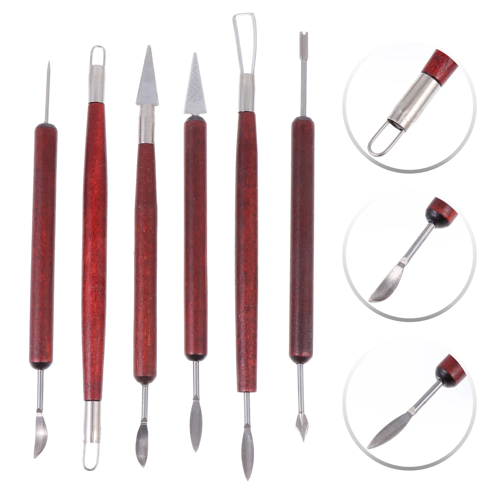 6Pcs Clay Carving Tool Kit Professional Pottery Sculpting Tools Set Comfortable Grip Clay Sculpture Carving Tools
6Pcs Clay Carving Tool Kit Professional Pottery Sculpting Tools Set Comfortable Grip Clay Sculpture Carving Tools