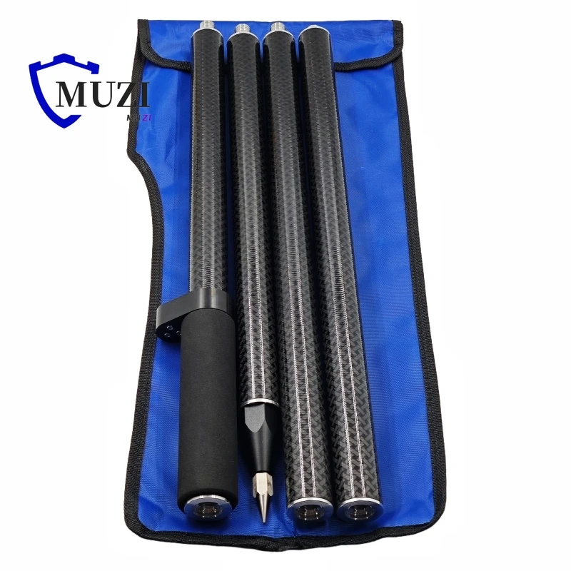 High Quaity 100% Carbon Fibre GPS RTK Pole 2m Four-section Measuring Rod Carbon Fiber Extension Prism Pole 4 Poles 32mm Diameter
High Quaity 100% Carbon Fibre GPS RTK Pole 2m Four-section Measuring Rod Carbon Fiber Extension Prism Pole 4 Poles 32mm Diameter