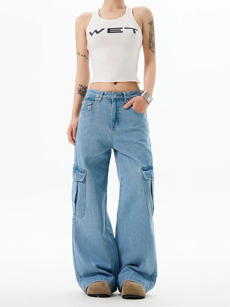 Джинсы Waed Vintage American Sle, свободные, прямые, широкие, универсальные, длинные брюки, цвет Street Studio Blue
Джинсы Waed Vintage American Sle, свободные, прямые, широкие, универсальные, длинные брюки, цвет Street Studio Blue