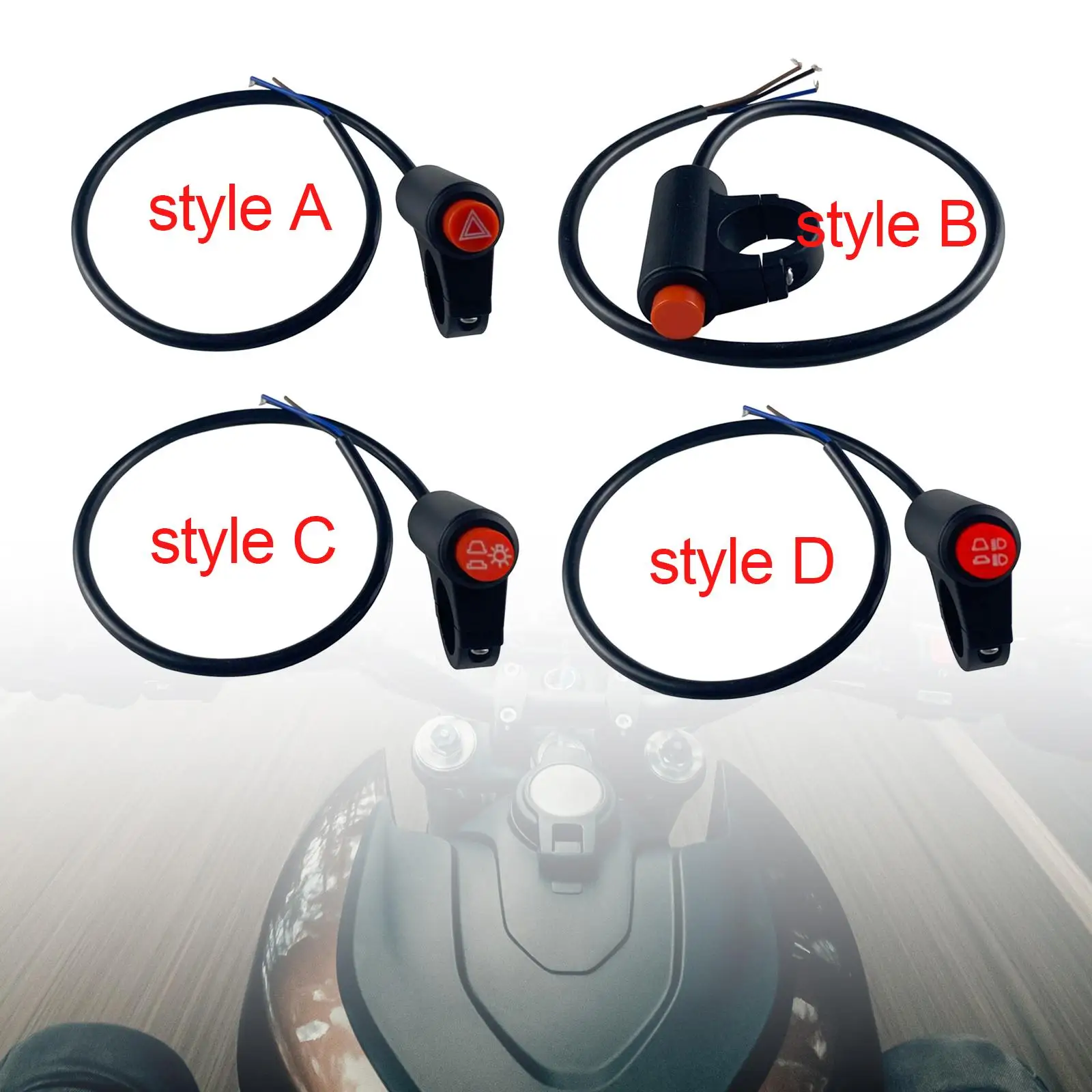 Motorcycle Hazard Light Switch Button for Motorbike Modified Parts
Motorcycle Hazard Light Switch Button for Motorbike Modified Parts