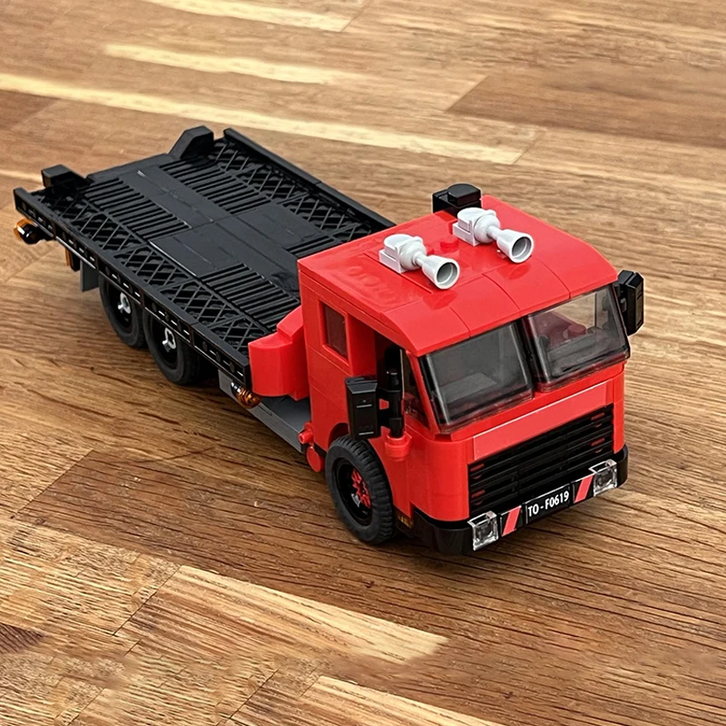 City Car Model MOC Building Bricks Heavy-Duty Flatbed Truck Modular Technology Children Holiday Gifts Assemble Toys Suit
City Car Model MOC Building Bricks Heavy-Duty Flatbed Truck Modular Technology Children Holiday Gifts Assemble Toys Suit