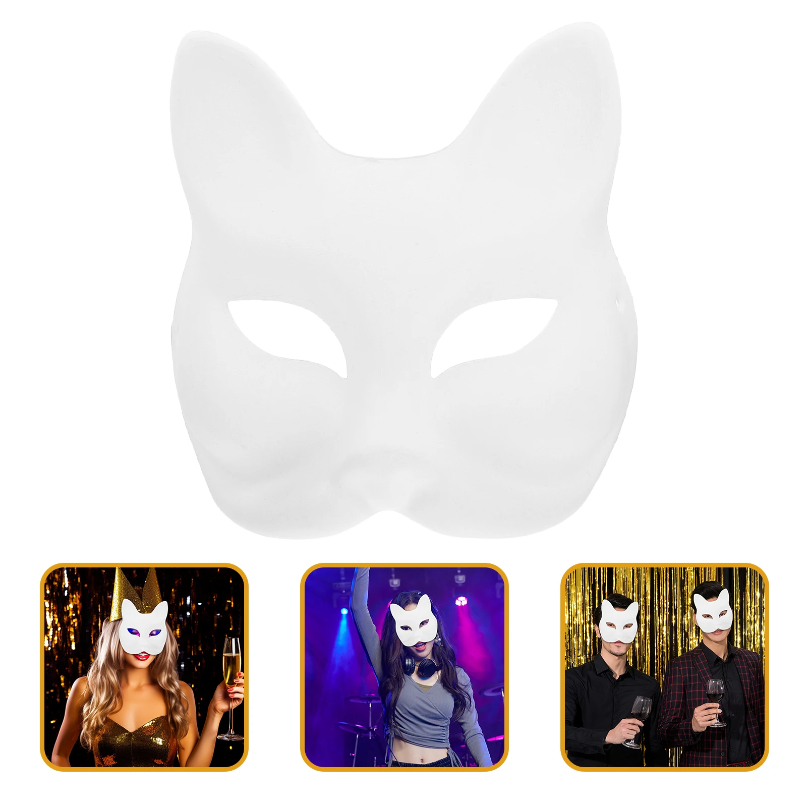 3pcs Masks DIY Blank Paintable Unfinished Masquerade Party Blank Masquerade Mask Animal Craft Half Party Mask Face Cosplay Toy
3pcs Masks DIY Blank Paintable Unfinished Masquerade Party Blank Masquerade Mask Animal Craft Half Party Mask Face Cosplay Toy